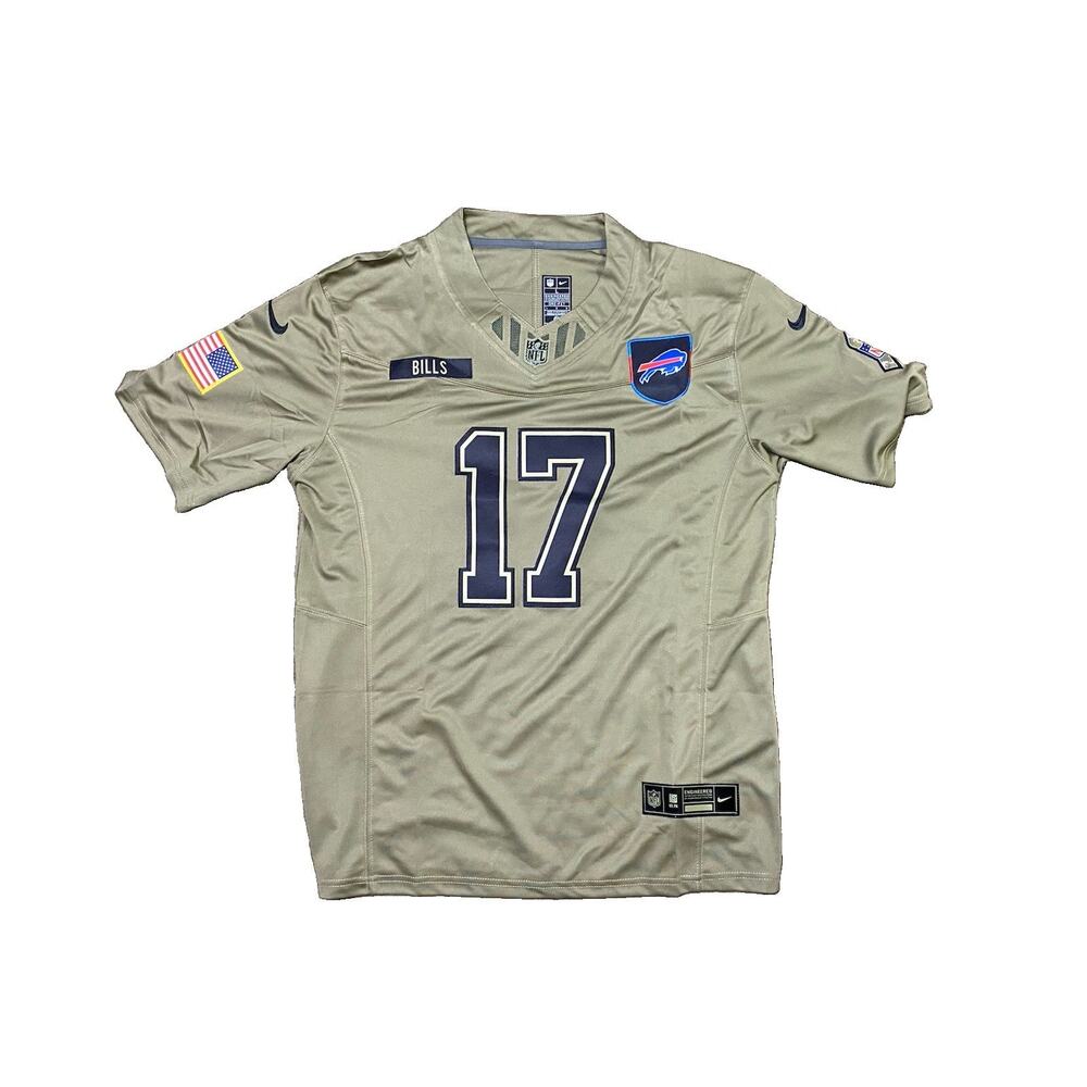 Buffalo Bills | Men’s Large #17 Josh Allen “Salute to Service” Jersey - Picture 2 of 5